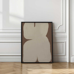 Tablou înramat „Curved Abstraction” de THE MIUUS STUDIO