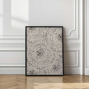 Tablou înramat „Whispering Dots” de THE MIUUS STUDIO