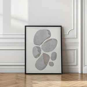Tablou înramat „Pebble Harmony” de THE MIUUS STUDIO