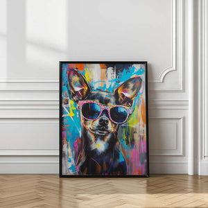 Tablou înramat „Bad Girl” de SHANDU