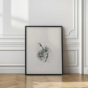 Tablou înramat „Brush splatters #2” de Imaginative