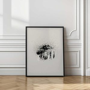 Tablou înramat „Brush splatters #3” de Imaginative