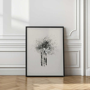 Tablou înramat „Brush splatters #5” de Imaginative