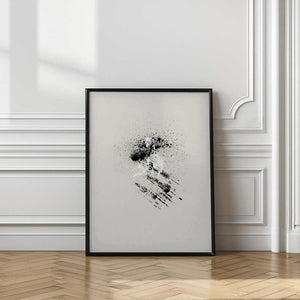 Tablou înramat „Brush splatters #6” de Imaginative