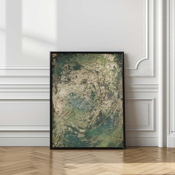 Tablou înramat „The Emerald Scorch” de Anete Purina-Purite