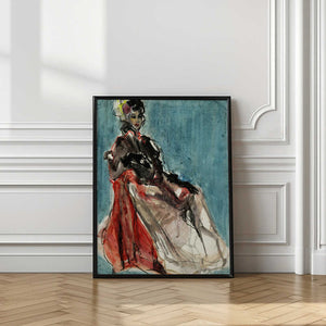 Tablou înramat „Elegant Pose of Woman Portrait” de Ute Rathmann