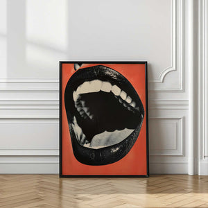Tablou înramat „The Mouth” de Andreas Magnusson
