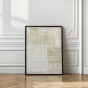 Tablou înramat „Neutral Tangle Grid 2” de cartissi