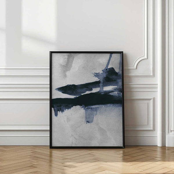 Tablou înramat „Blu 1” de Dan Hobday