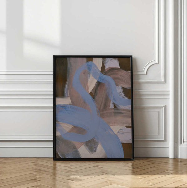 Tablou înramat „Abstract Brush Strokes 124X” de Mareike Böhmer