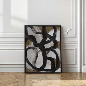 Tablou înramat „Abstract Brush Strokes 127X” de Mareike Böhmer