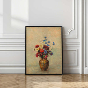 Tablou înramat „Flowers In a Vase” de Odilon Redon