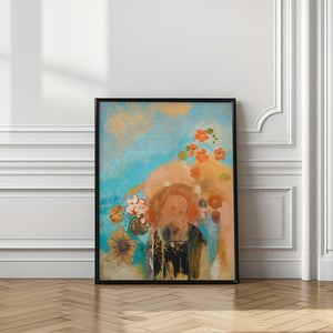 Tablou înramat „Evocation of Rousse” de Odilon Redon