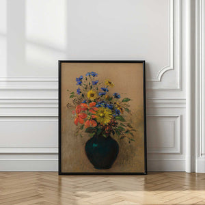 Tablou înramat „Wildflowers” de Odilon Redon