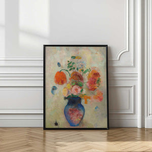 Tablou înramat „Large Vase With Flowers” de Odilon Redon
