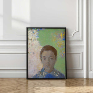 Tablou înramat „Portrait of Ari Redon” de Odilon Redon