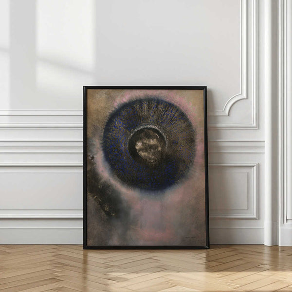 Tablou înramat „Head Within an Aureole” de Odilon Redon