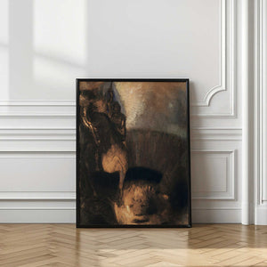 Tablou înramat „Saint George and the Dragon” de Odilon Redon