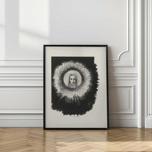 Tablou înramat „And the Face of Christ Shone In the Disk of the Sun” de Odilon Redon