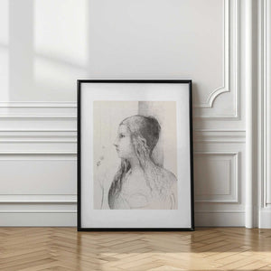 Tablou înramat „Brunnhilde” de Odilon Redon
