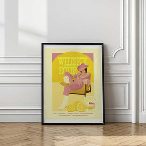 Tablou înramat „Jlr Whiskysour Pink Copy” de Jenny Liz Rome