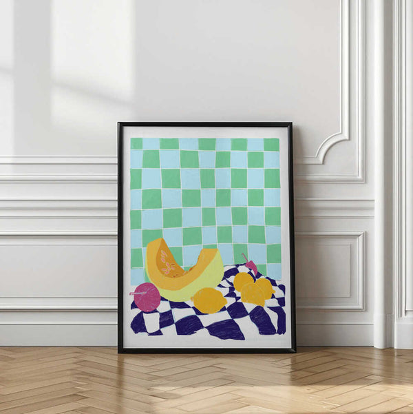 Tablou înramat „Pandc Neonstilllife Copy” de Jenny Liz Rome