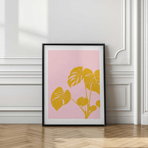 Tablou înramat „Pandc Houseplant Copy” de Jenny Liz Rome