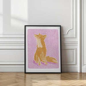 Tablou înramat „Pandc Littlefox Copy” de Jenny Liz Rome