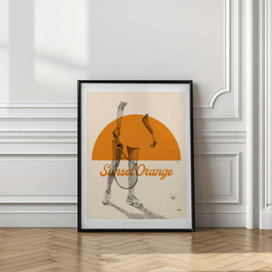 Tablou înramat „Sunset Orange” de Jenny Liz Rome