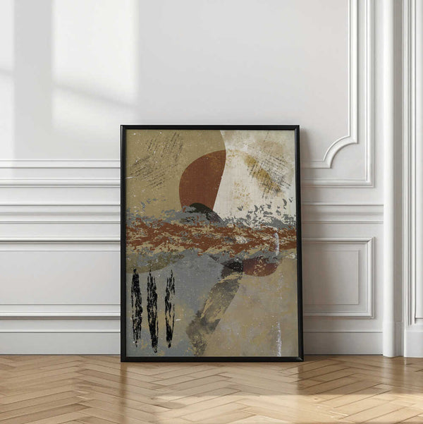 Tablou înramat „Quantum Waves” de Imaginative