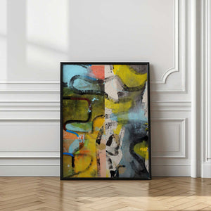 Tablou înramat „Abstract” de Poonam Choudhary
