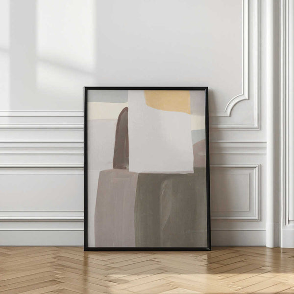 Tablou înramat „Muted Geometry” de Little Dean