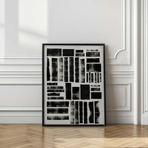 Tablou înramat „Monochrome Blocks” de THE MIUUS STUDIO