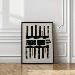 Tablou înramat „Geometric Rhythm” de THE MIUUS STUDIO