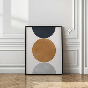 Tablou înramat „Art with circles 4” de Vitor Costa