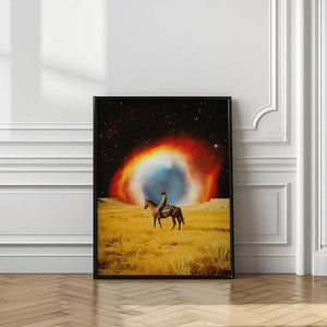 Tablou înramat „Nebula Cowboy” de Taudalpoi