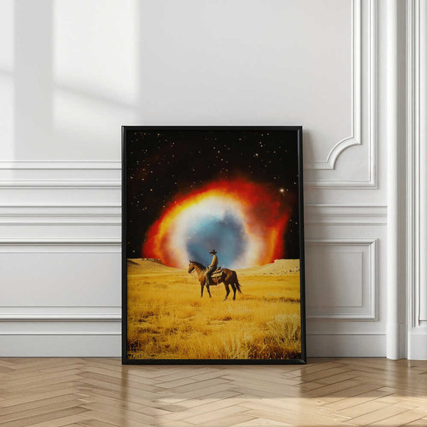 Tablou înramat „Nebula Cowboy” de Taudalpoi