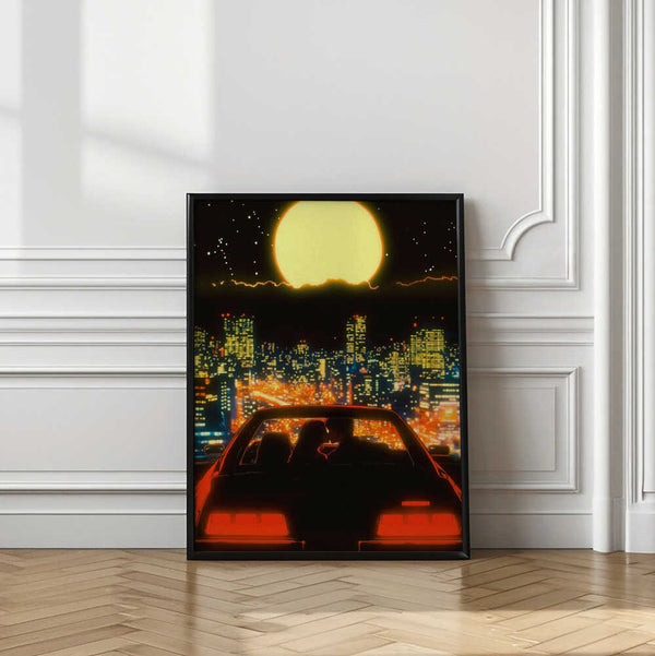 Tablou înramat „Love Over Japan” de Taudalpoi