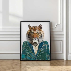 Tablou înramat „Tiger Jugnle Jacket 3” de Sarah Manovski