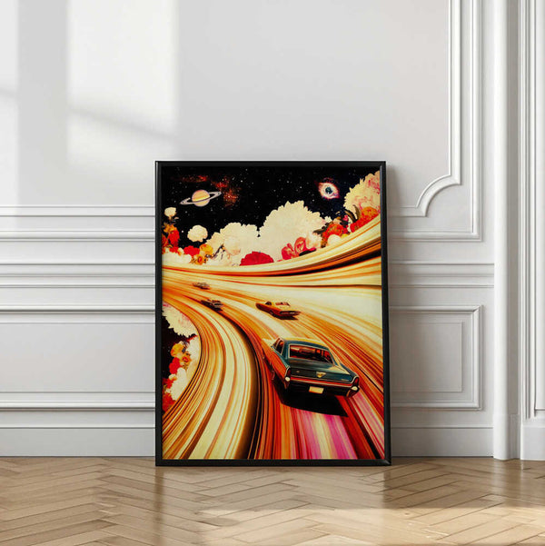 Tablou înramat „Flower Race” de Taudalpoi