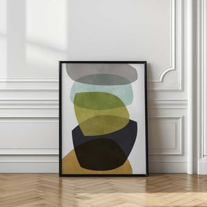 Tablou înramat „Expressive shapes 1” de Vitor Costa