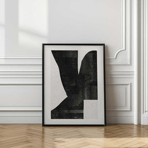Tablou înramat „Dark Silhouette Form” de THE MIUUS STUDIO