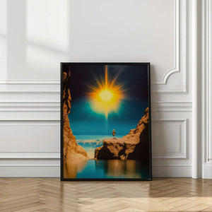 Tablou înramat „Voyager at the Edge of Light” de Taudalpoi