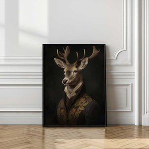 Tablou înramat „Stag Portrait” de Andreas Magnusson