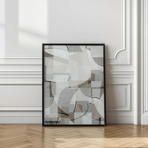 Tablou înramat „Neutral Curves 7” de cartissi
