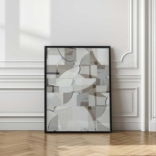 Tablou înramat „Neutral Curves 8” de cartissi