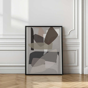 Tablou înramat „Neutral Shapes 3” de cartissi