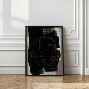 Tablou înramat „Abstract Brush Strokes 180Z” de Mareike Böhmer