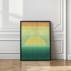 Tablou înramat „Stylized Sunset” de Vitor Costa