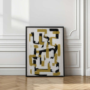 Tablou înramat „Labyrinthine Hues” de THE MIUUS STUDIO